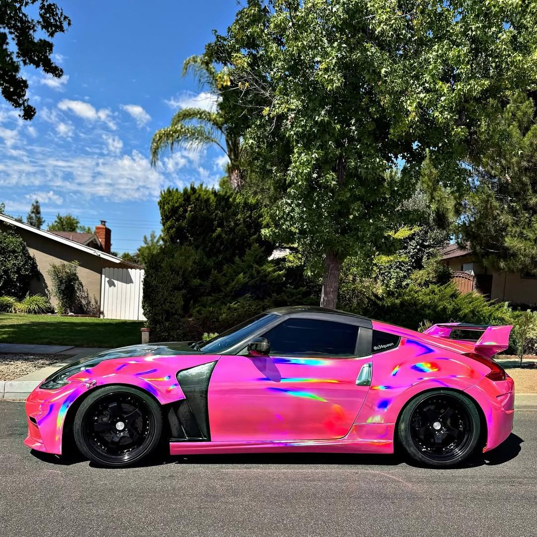 Pink Holographic Wrap