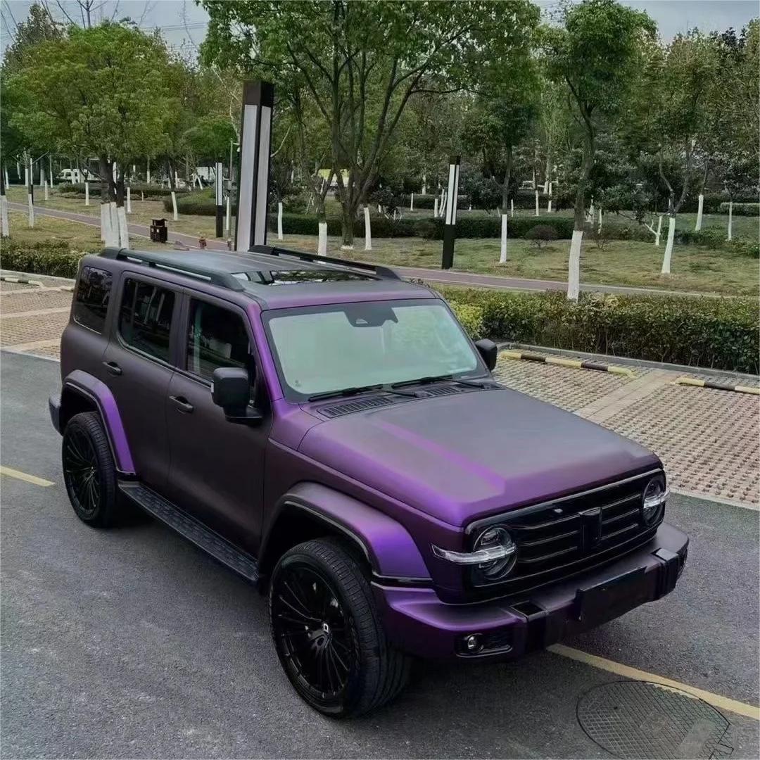 Russian Violet Purple Wrap