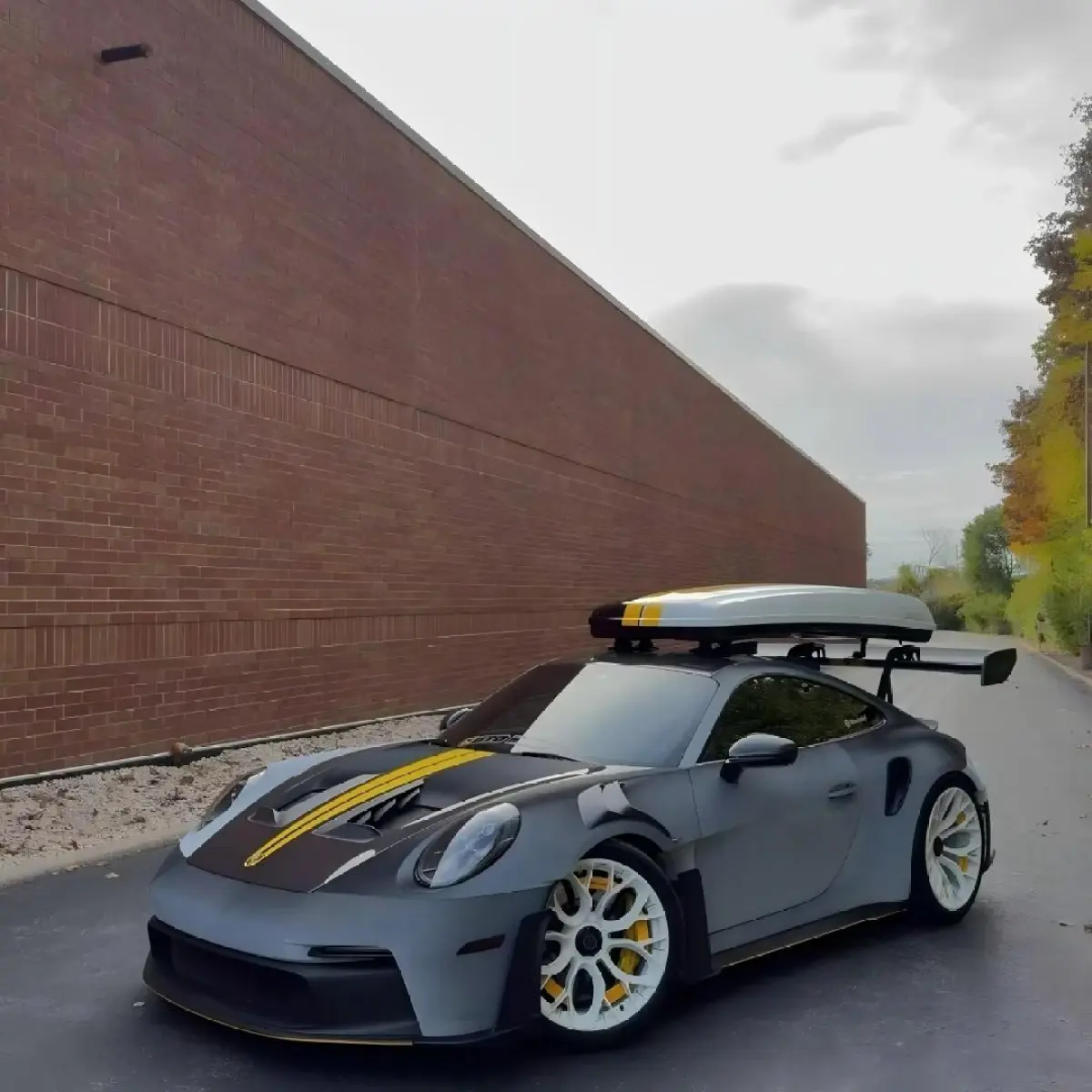 TPU Eclipse Black Color Shift White to Black PPF Car wrap