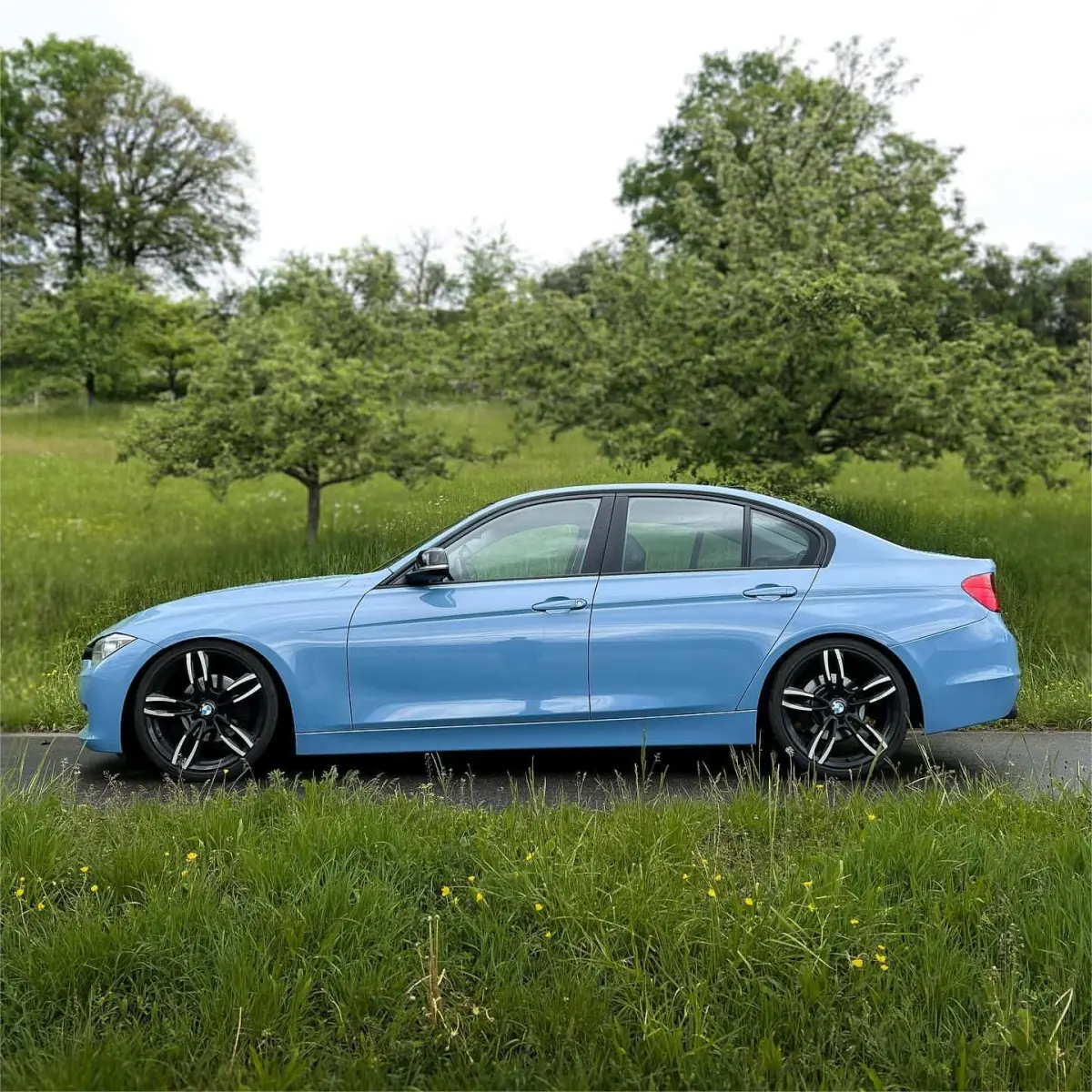 Glossy China Blue Colored PPF Paint Protection Film