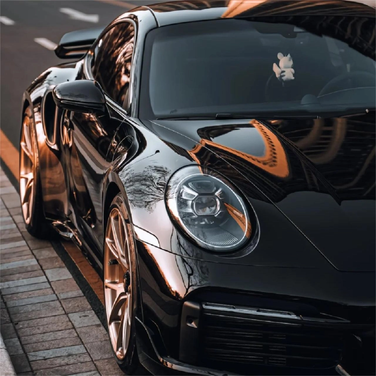 black paint protection film