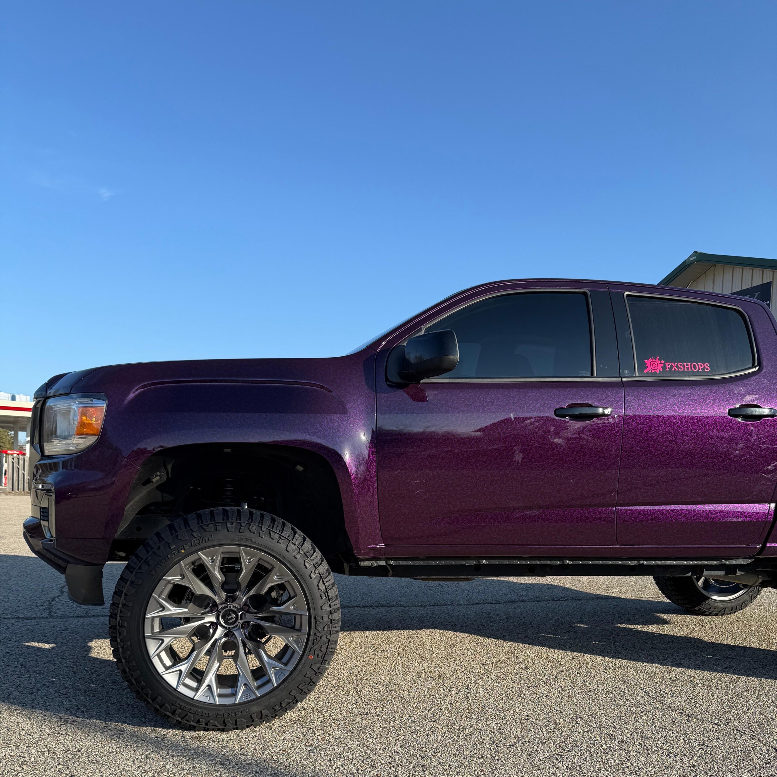 purple carbon fiber wrap