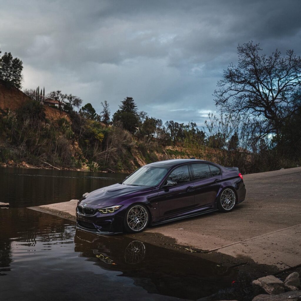 midnight purple car paint