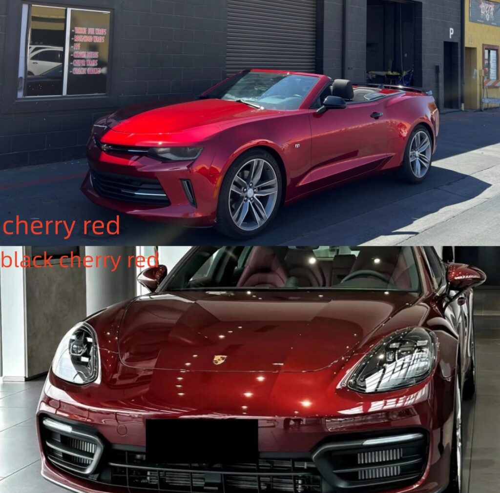 cherry red car