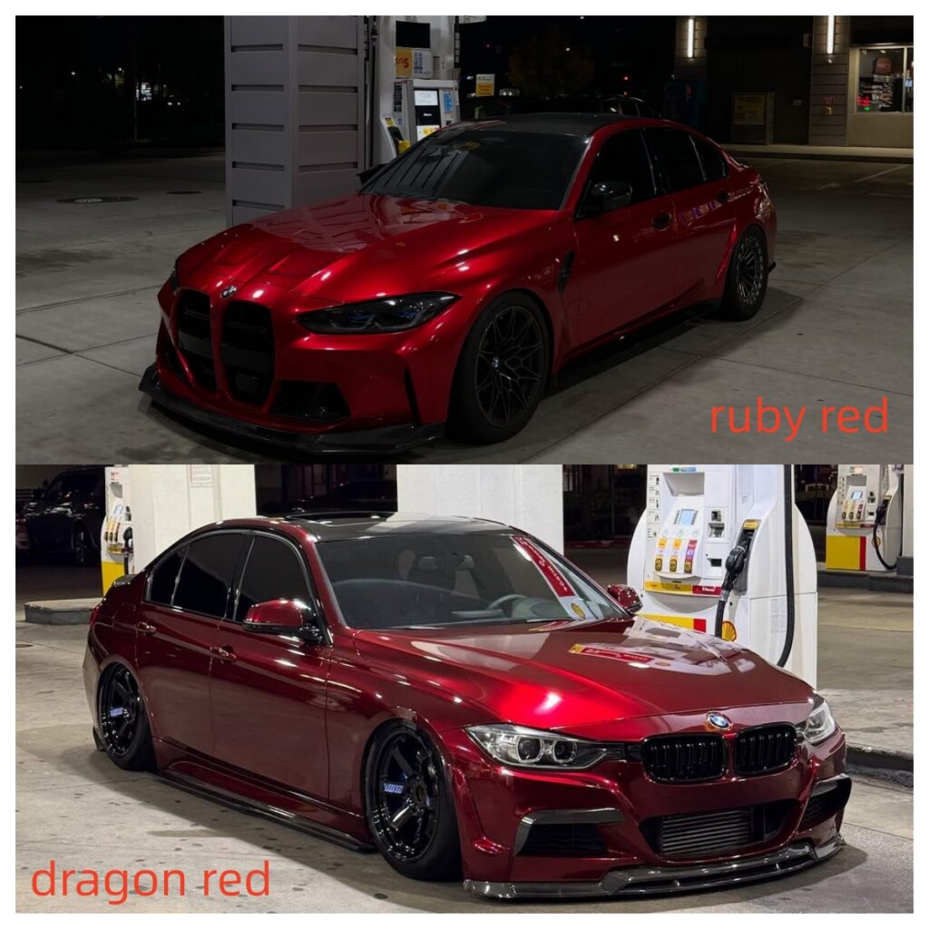 dragon red vs ruby red