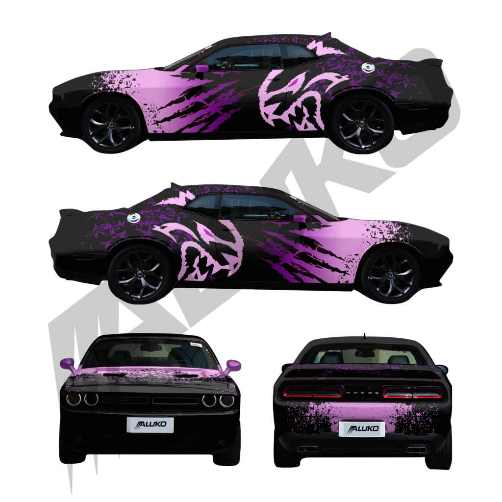 hellcat car wrap