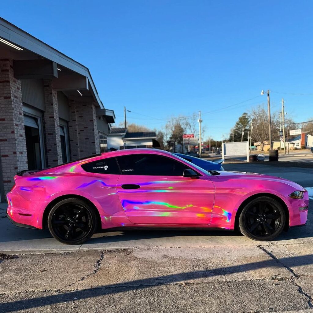 holographic wrap for cars