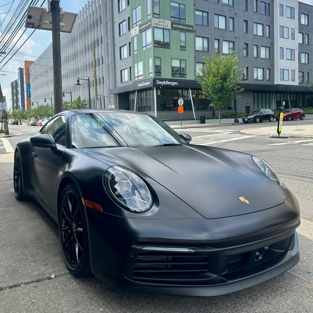 satin black ppf