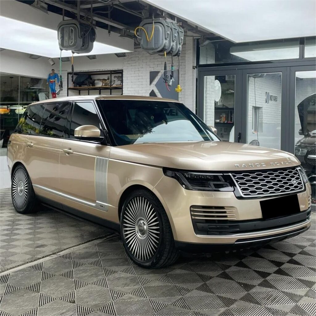 champagne gold car