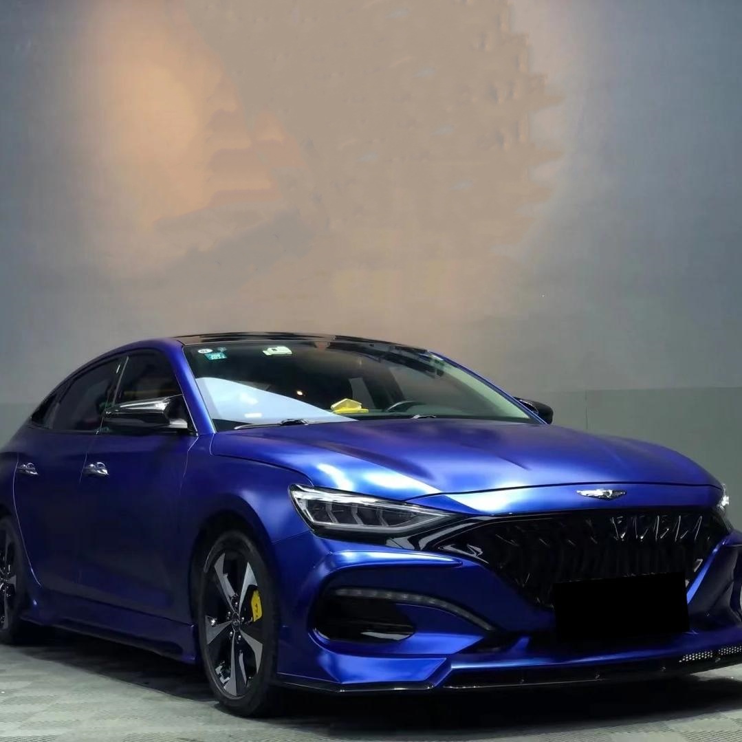 navy blue metallic